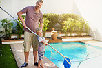 Keeping the pool crystal clear and clean
