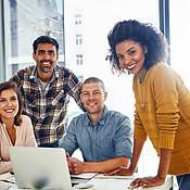We’re pioneers in the design world | Buy Stock Photo on PeopleImages ...
