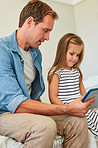 Introducing his daughter to the internet