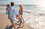 Taking a walk on the beach