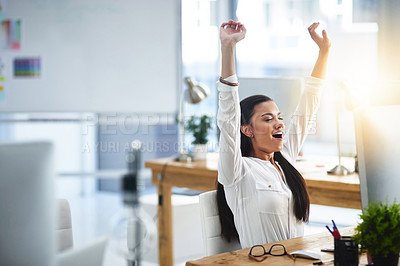 Buy stock photo Yawn, stretching or tired woman with burnout in call center overworked or overwhelmed by telecom deadline. Fatigue, exhausted girl or female sales agent yawning while networking overtime at help desk