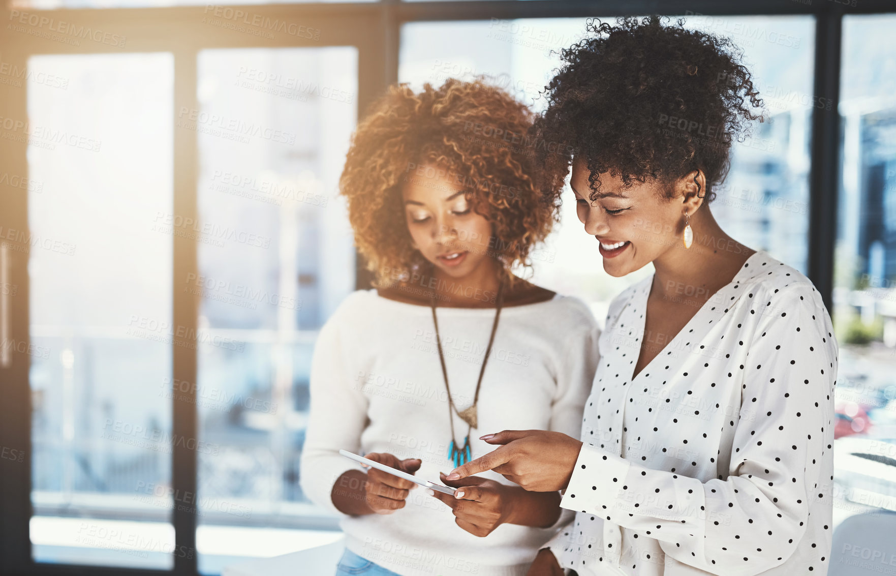 Buy stock photo Shot of creative employees working in a office 