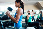 Taking her workout to another level