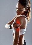 Carrying a shoulder injury