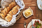 Bread is essential before a big meal