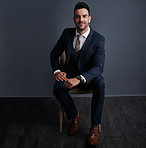 Looking as sharp as his business skills