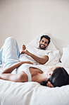 Let's laze in bed all day