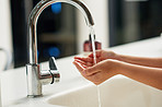 Get rid of germs by washing your hands