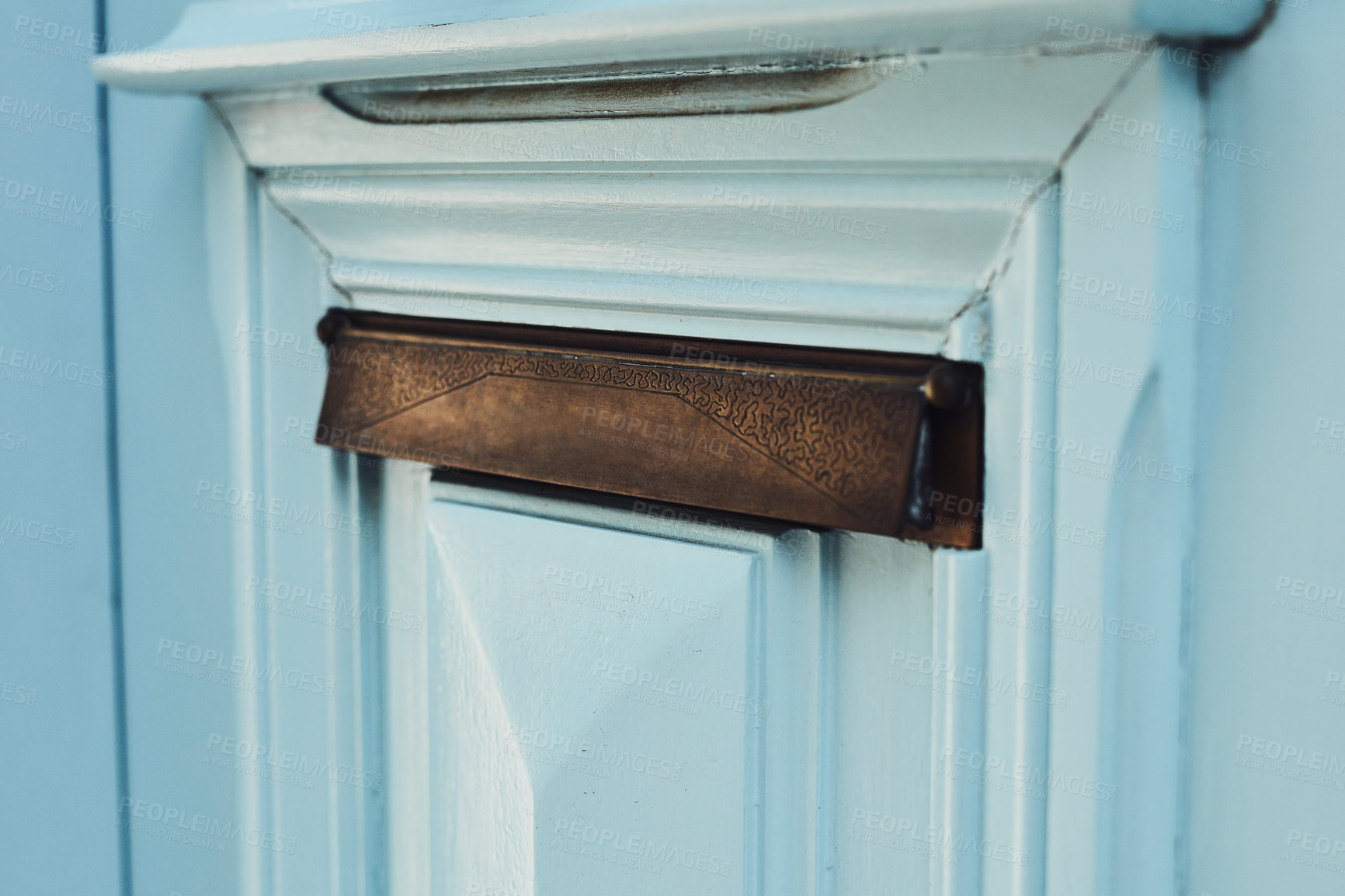 Buy stock photo Close-up of a wooden door