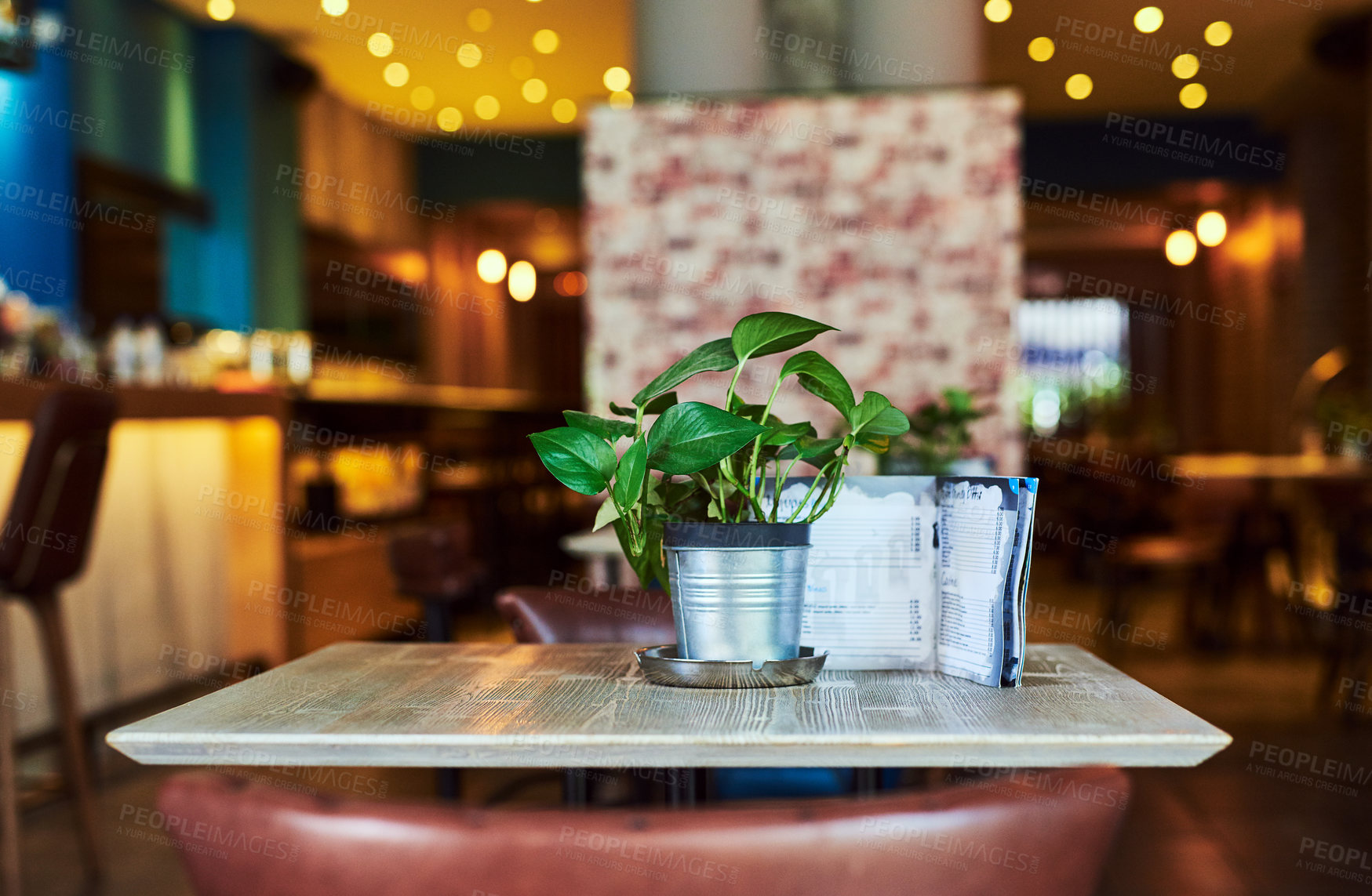 Buy stock photo Shot of a restaurant with no bar