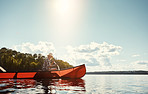 Taking it easy on the lake