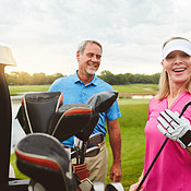 Couple's golf | Buy Stock Photo on PeopleImages, Picture And Royalty ...