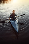 He enjoys kayaking most