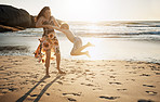 Having so much fun at the beach