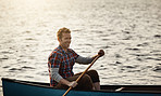 Finding peace on the lake