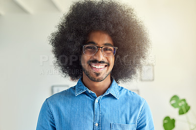 Buy stock photo Portrait of a creative employee in a modern office