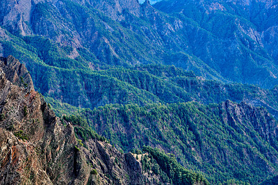 Buy stock photo Volcano area -  Roque de los Muchachos, La Palma, Spain