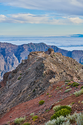 Buy stock photo Volcano area -  Roque de los Muchachos, La Palma, Spain