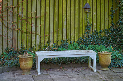 Buy stock photo Summertime - My private spot in the garden