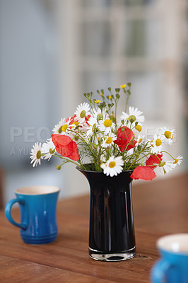 Buy stock photo Bouquet with different kind of flowers