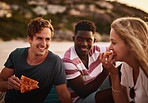 Nothing goes better together than pizza and friends