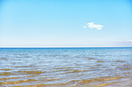 The west coast beach of Jutland, Denmark