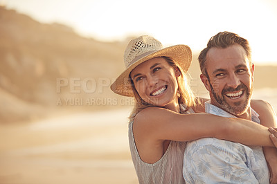 Buy stock photo Shot of an affectionate mature couple spending some quality time together