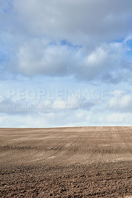 Buy stock photo A photo of the countryside in early springtime