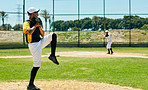 Putting his pitching skills to work