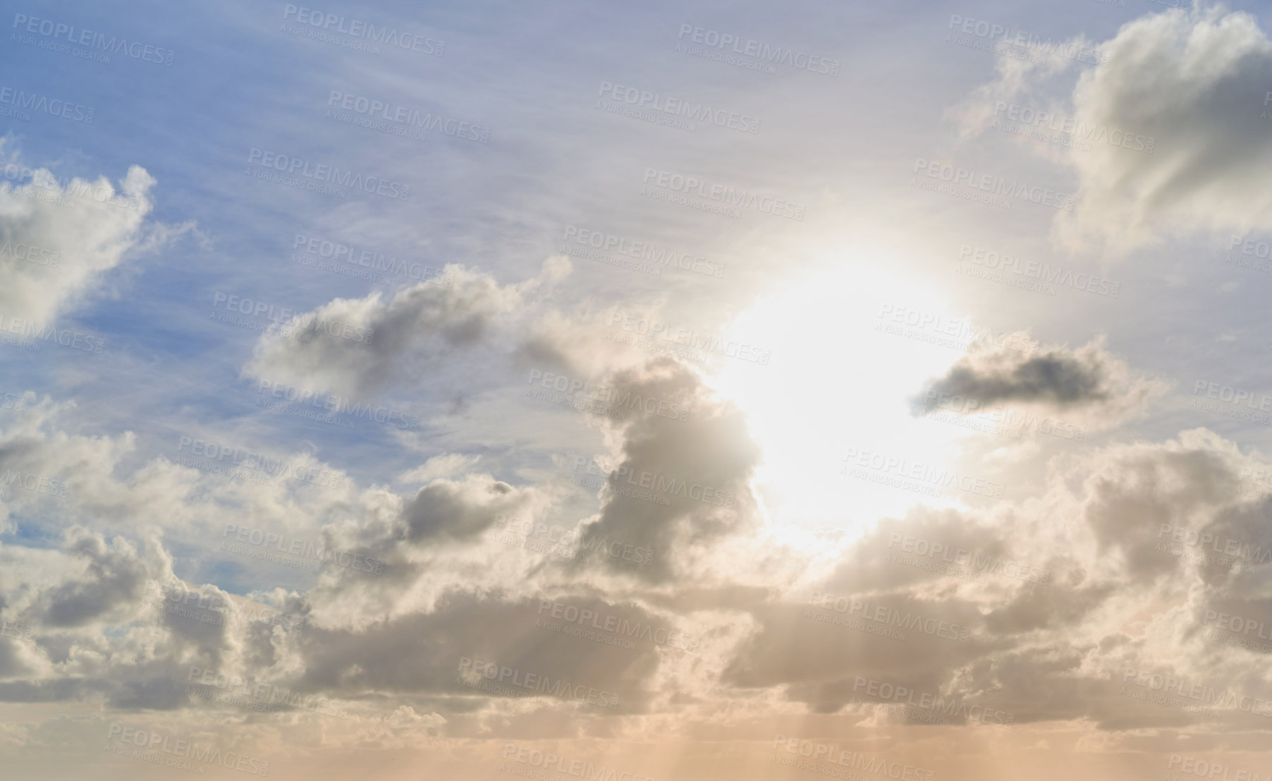 Buy stock photo a photo of natural summer clouds