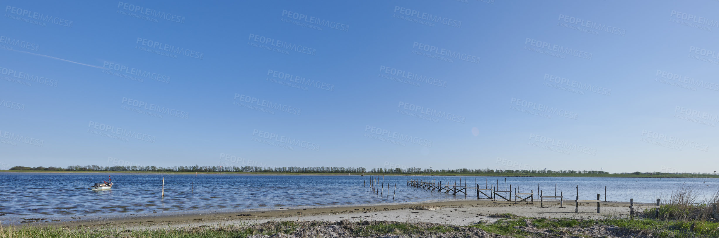 Buy stock photo The east coast of Jutland facing Kattegat