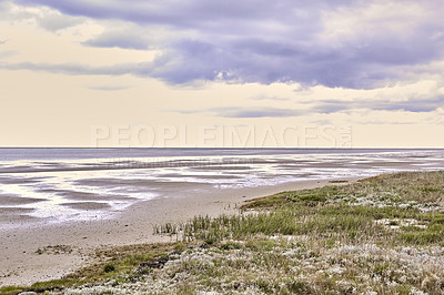 Buy stock photo The east coast of Jutland facing Kattegat