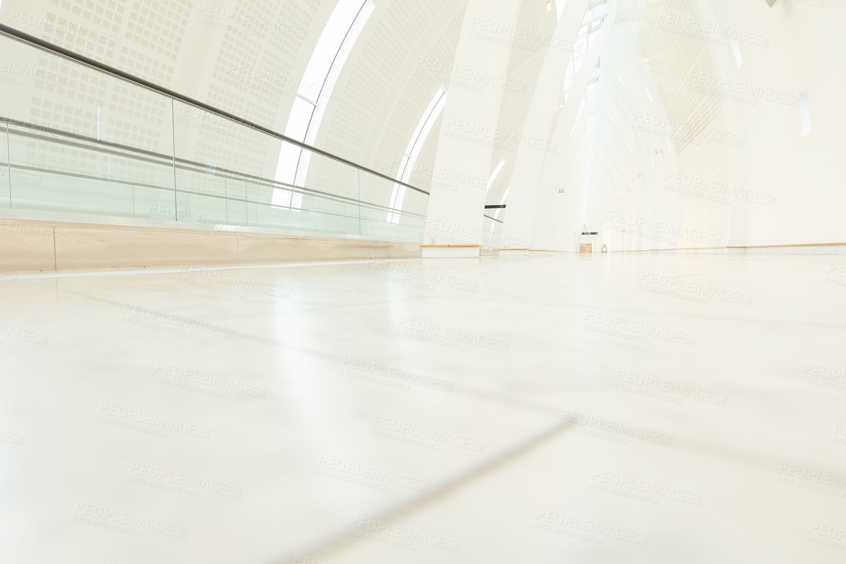 Buy stock photo Background images of the interior of an airport