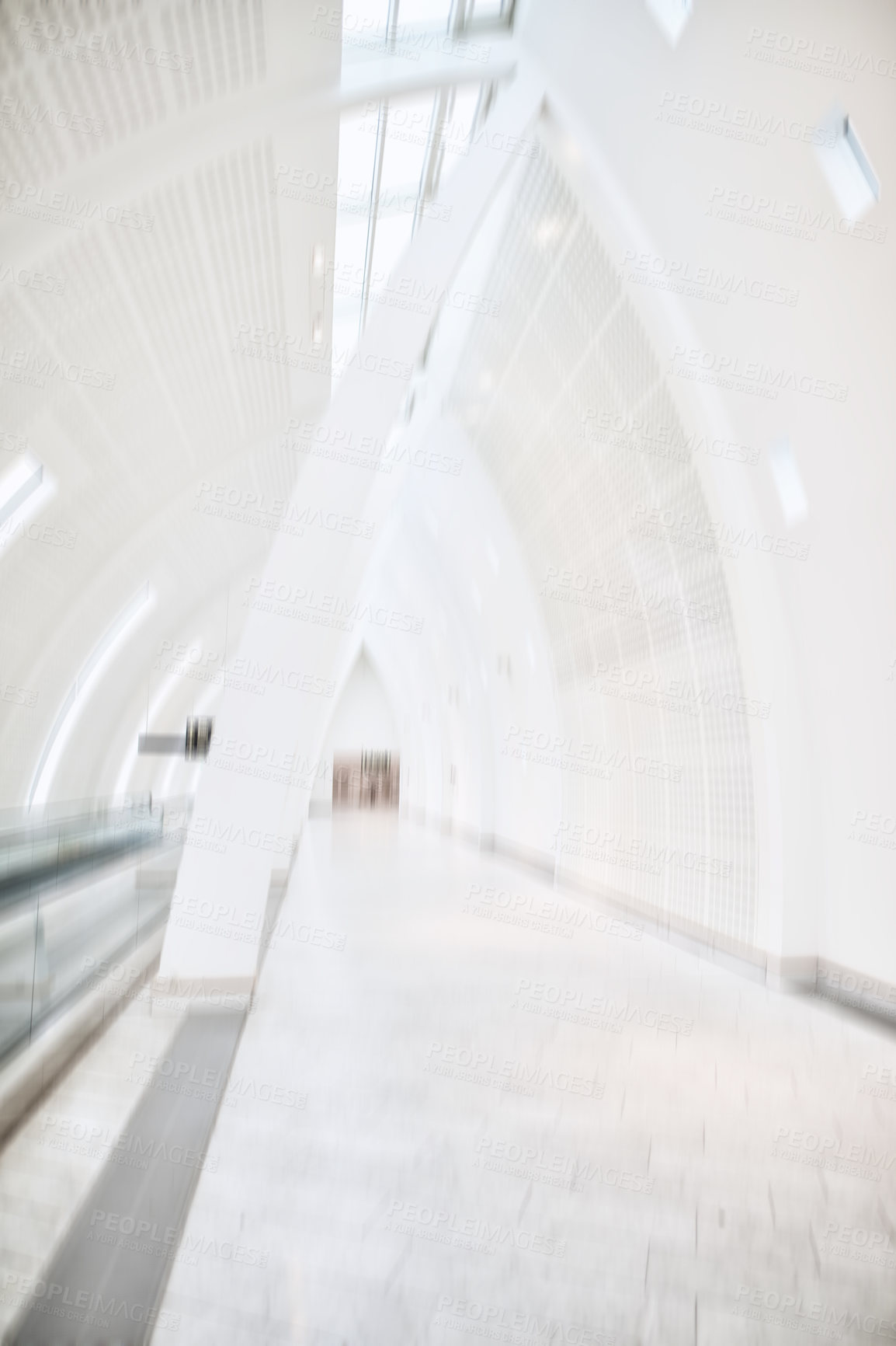 Buy stock photo Background images of the interior of an airport