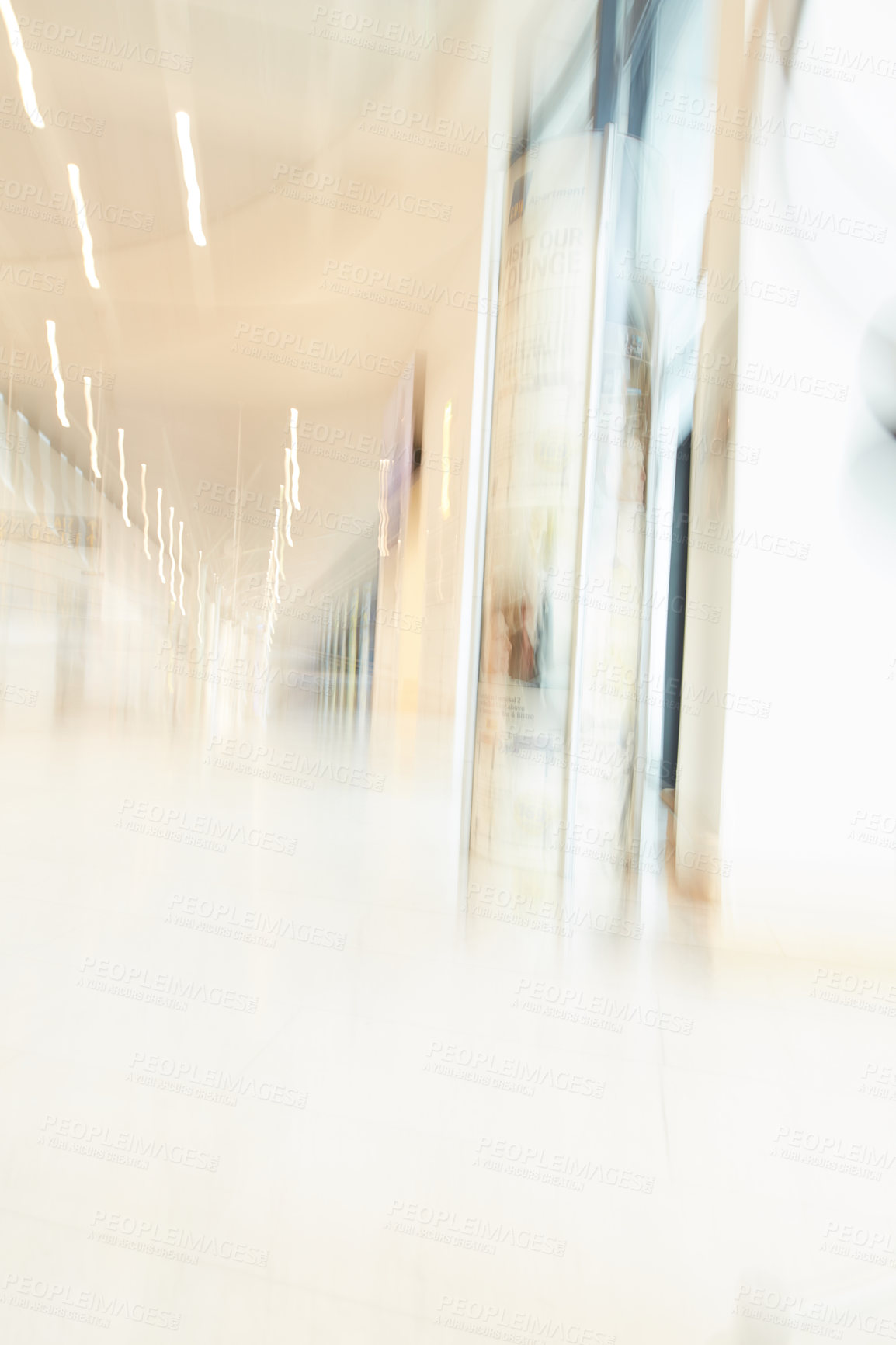 Buy stock photo Background images of the interior of an airport