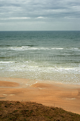 Buy stock photo Calm and peaceful - beach and ocean