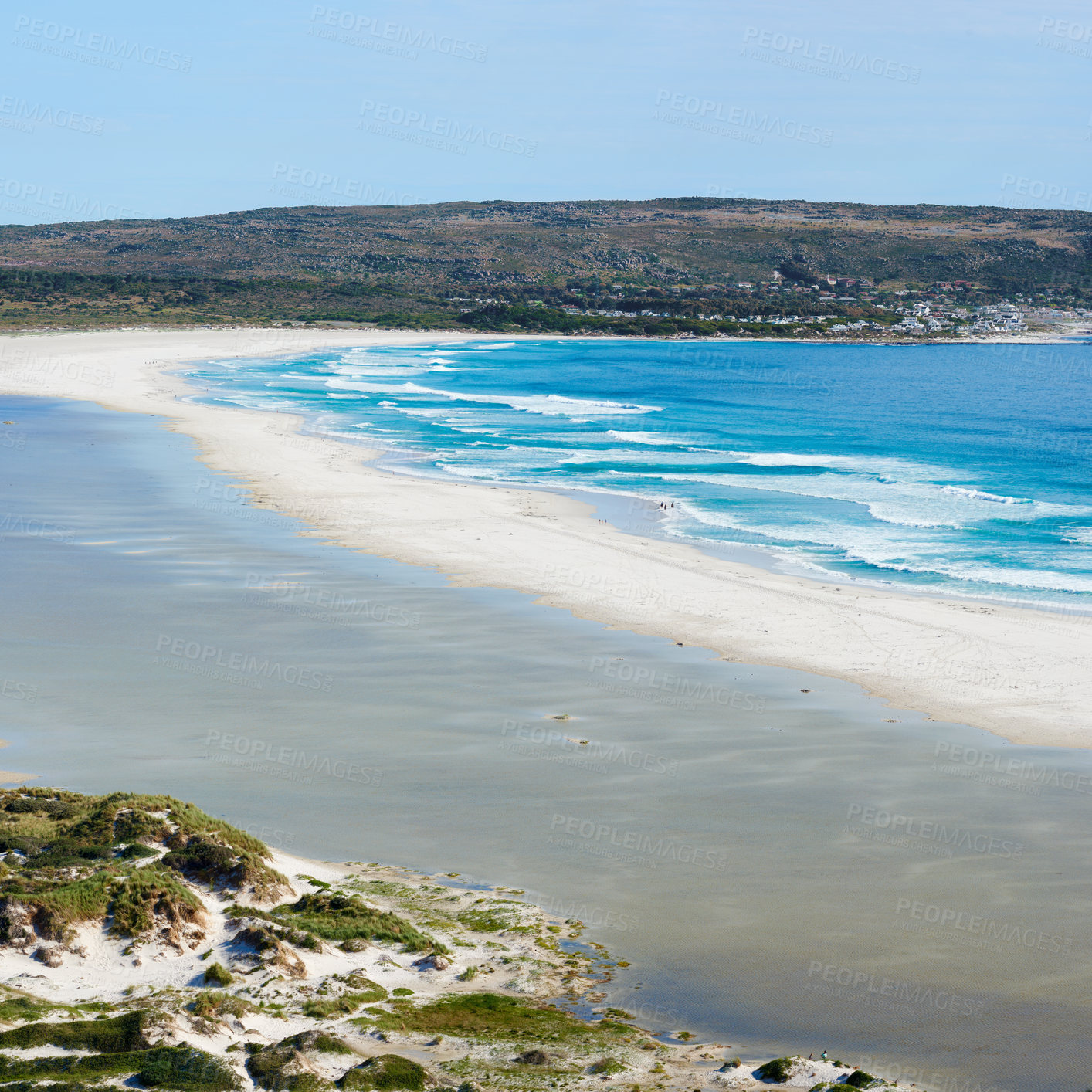 Buy stock photo Calm and peaceful - beach and ocean