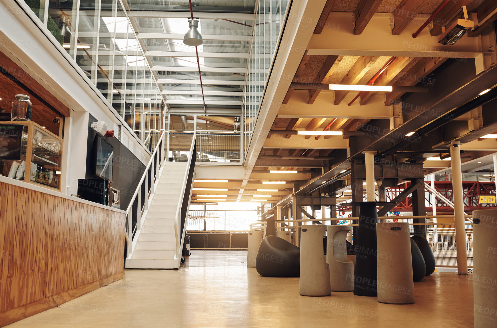 Buy stock photo Cropped shot of a modern and sleek creative workspace with no people present