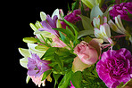 Colourful bouquet of  flowers