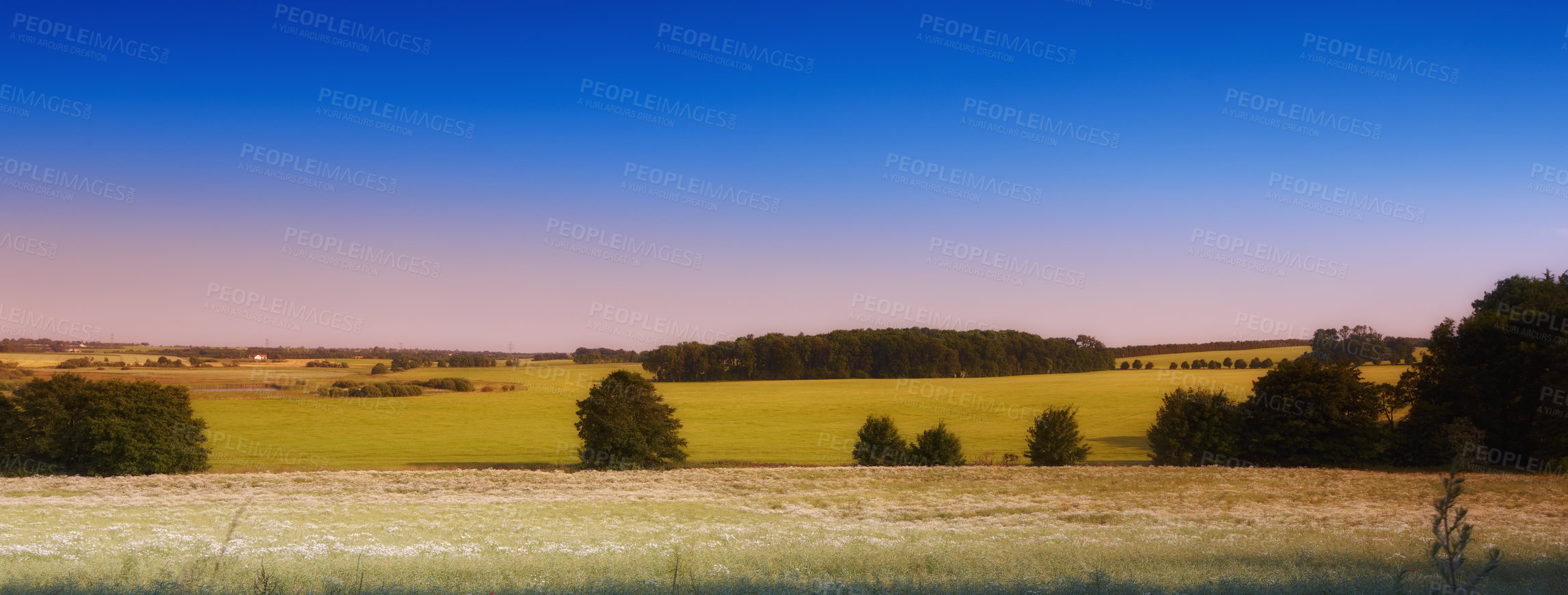 Buy stock photo Farmland ready for harvesting