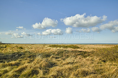 Buy stock photo The east coast of Jutland facing Kattegat