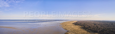 Buy stock photo The east coast of jutland facing Kattegat