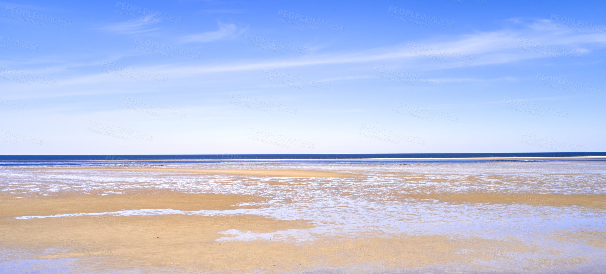 Buy stock photo The east coast of Jutland facing Kattegat