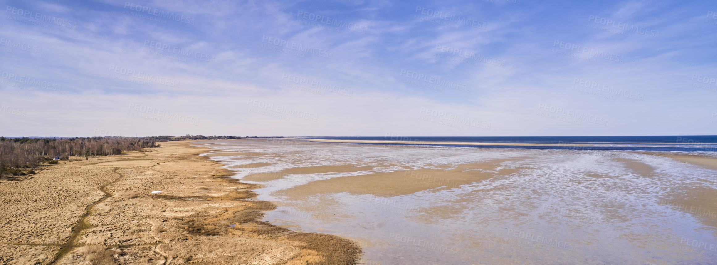 Buy stock photo The east coast of jutland facing Kattegat