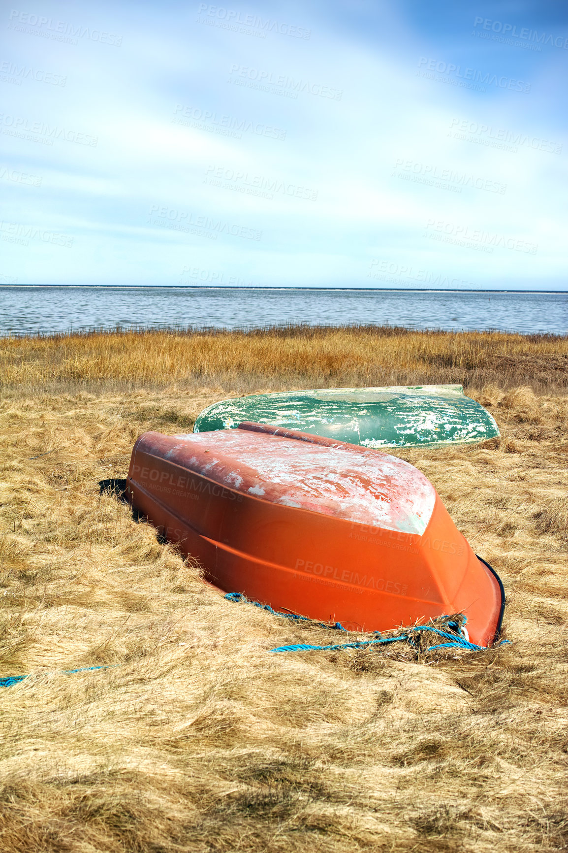 Buy stock photo The east coast of Jutland facing Kattegat