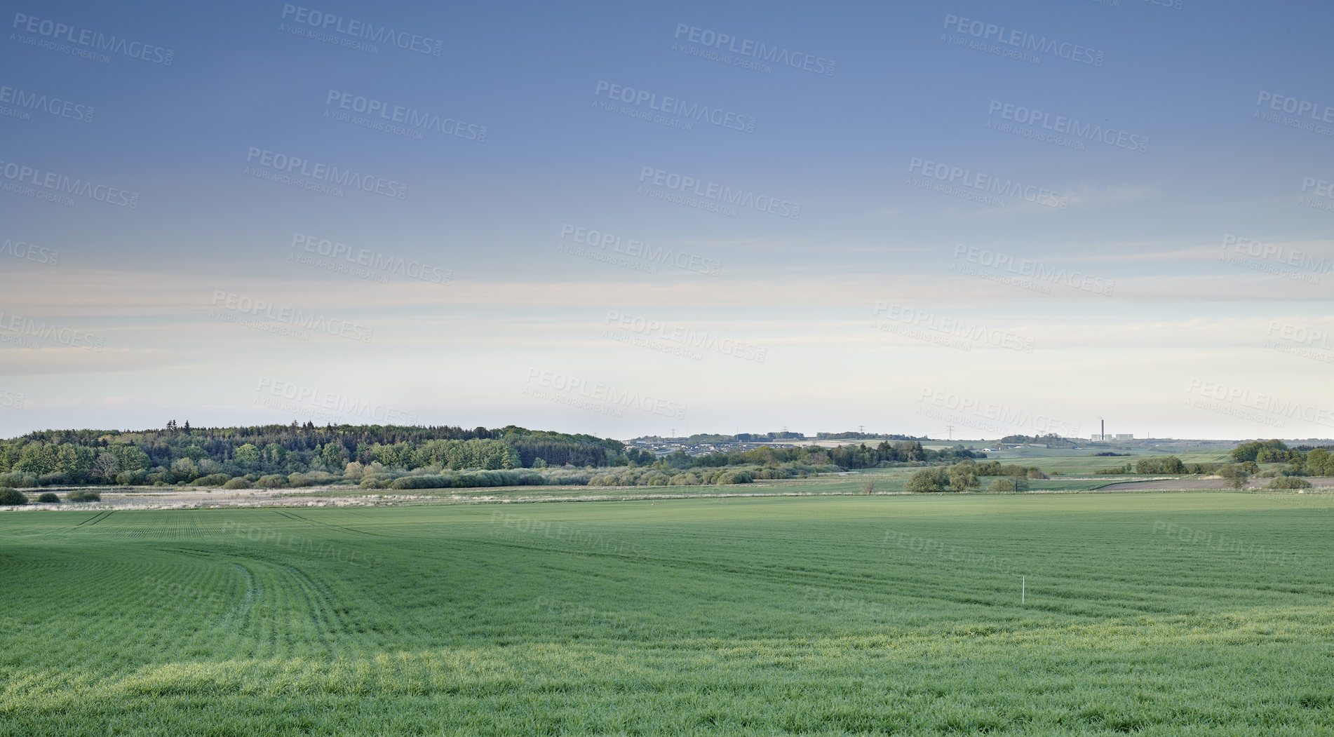 Buy stock photo A  photo of the Danish countryside at summertime