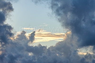 Buy stock photo a photo of natural summer clouds