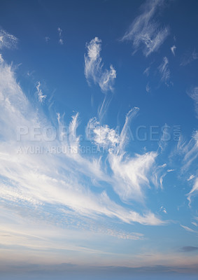 Buy stock photo a photo of natural summer clouds