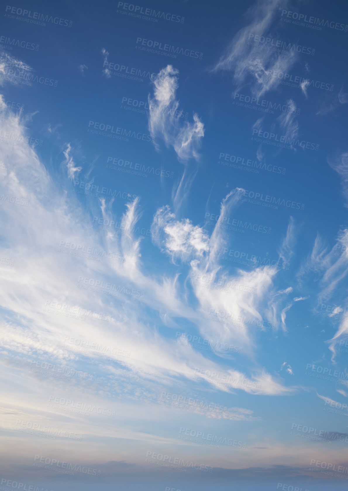 Buy stock photo a photo of natural summer clouds