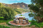 A photo picnic area near Shapmanns Peak Road, Cape Town, South Africa